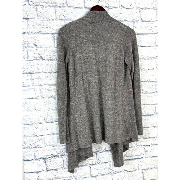 Barefoot Dream Cardigan Women Sz 12 14 Gray CozyChic Lite Island Wrap Open Front - Picture 5 of 11